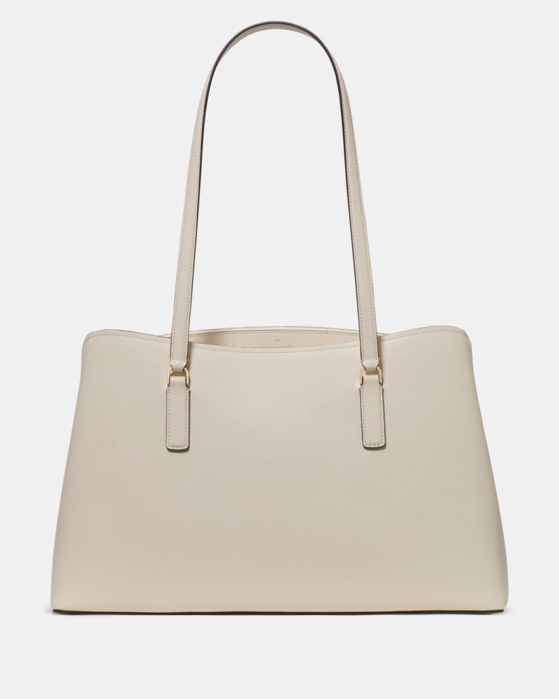 KateSpade Thompson Street Commuter Tote Bag Cashew Milk