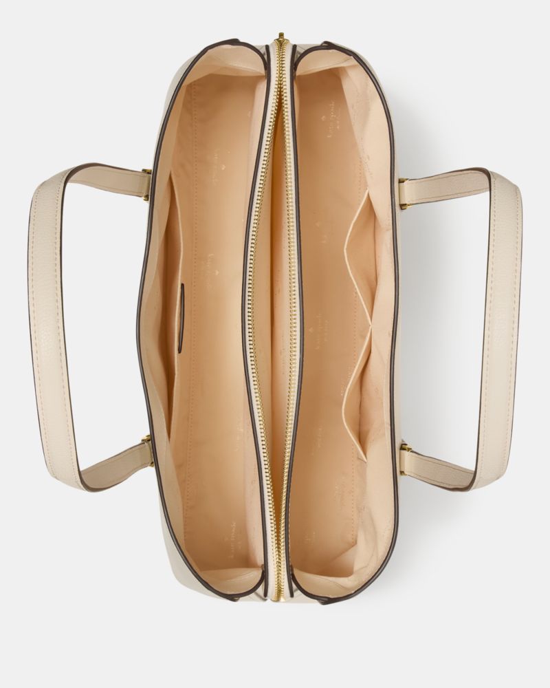 KateSpade Thompson Street Commuter Tote Bag Cashew Milk