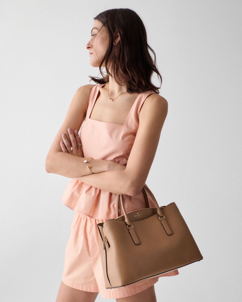 KateSpade Thompson Street Satchel Bag Tuscan Brown