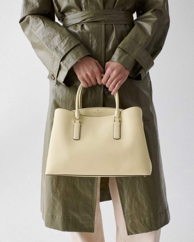 KateSpade Thompson Street Satchel Bag Lemon Fondant
