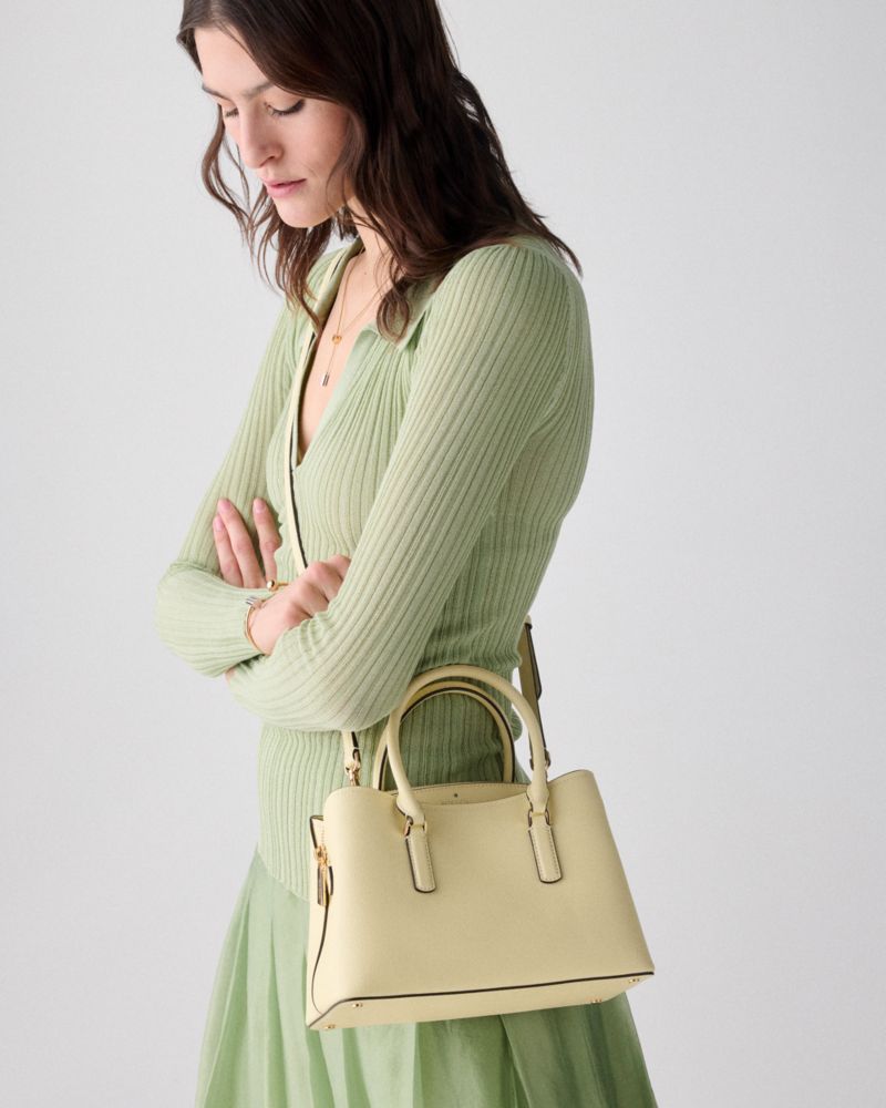 KateSpade Thompson Street Small Satchel Bag Lemon Fondant