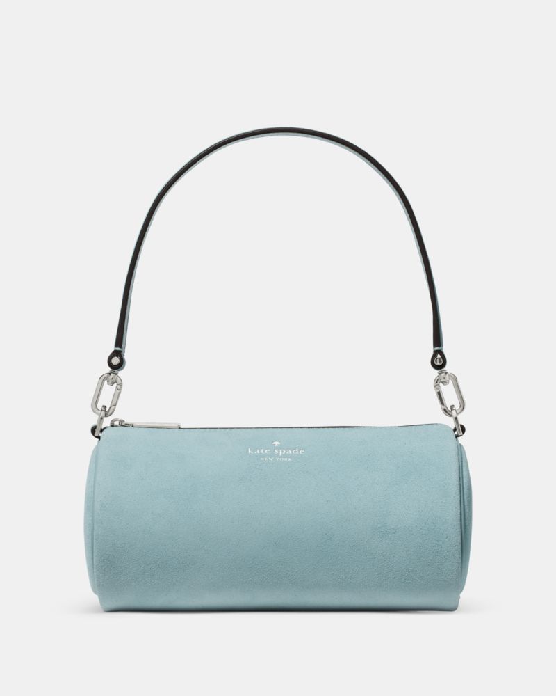KateSpade Roulette Suede Crossbody Bag Aventurine