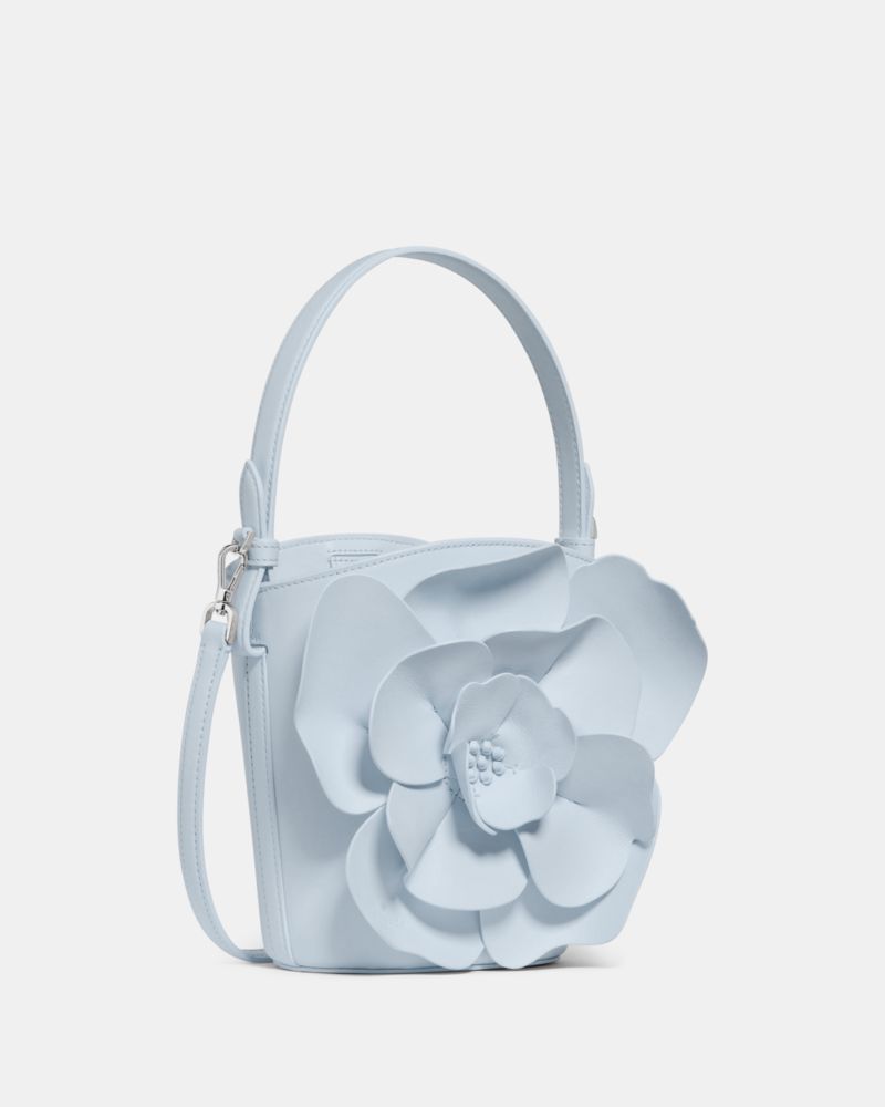 KateSpade Flora Bucket Bag Pale Sapphirine