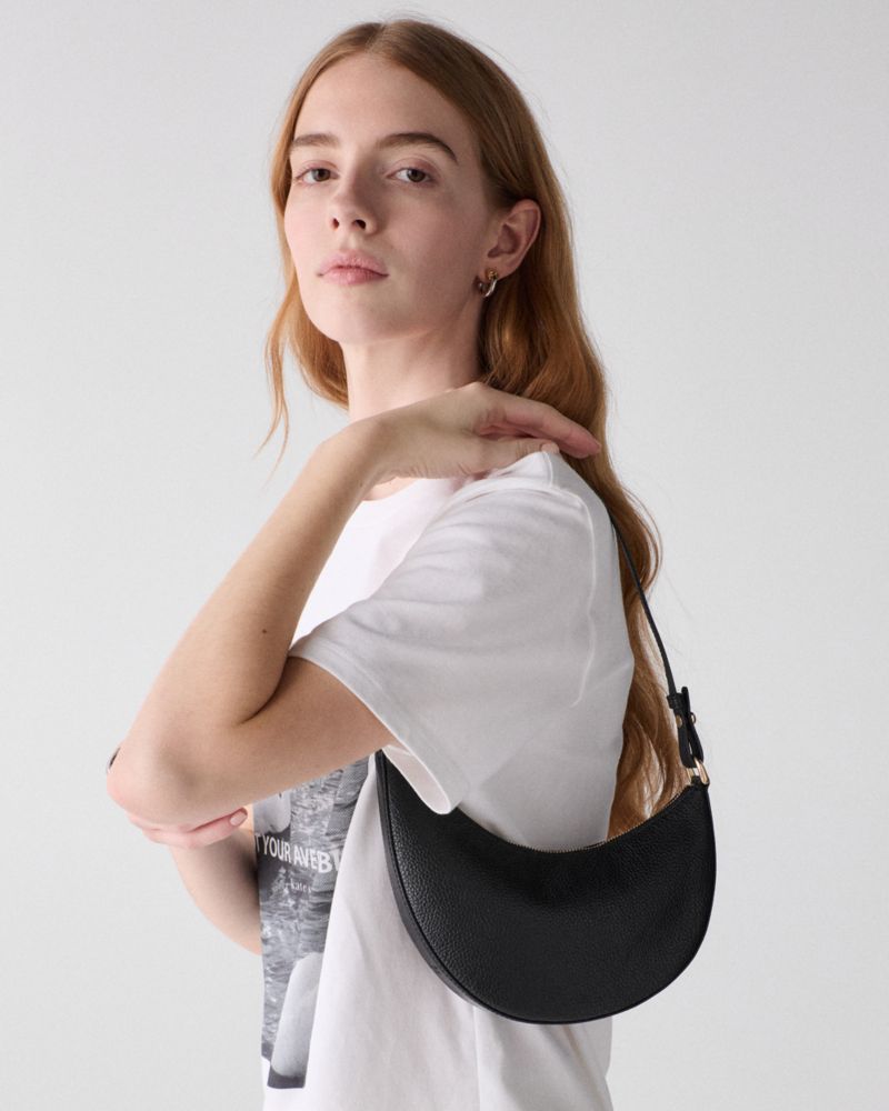 KateSpade Duo Mini Shoulder Bag Black Gold