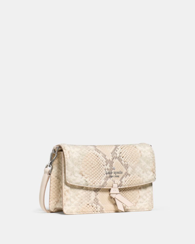 KateSpade Knott Snake Mini Crossbody Bag Natural Multi