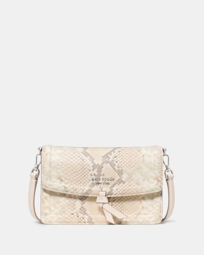 KateSpade Knott Snake Mini Crossbody Bag Natural Multi