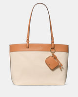 KateSpade Tessa Tote Bag With Charm Light Saddle Multi