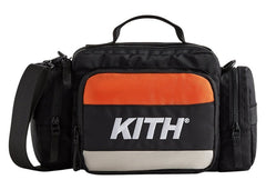 Kith Logo Embroidered Camera Bag Black