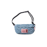 Kith X Levi'S Salt Bleach Aop Crossbody Bag Light Blue