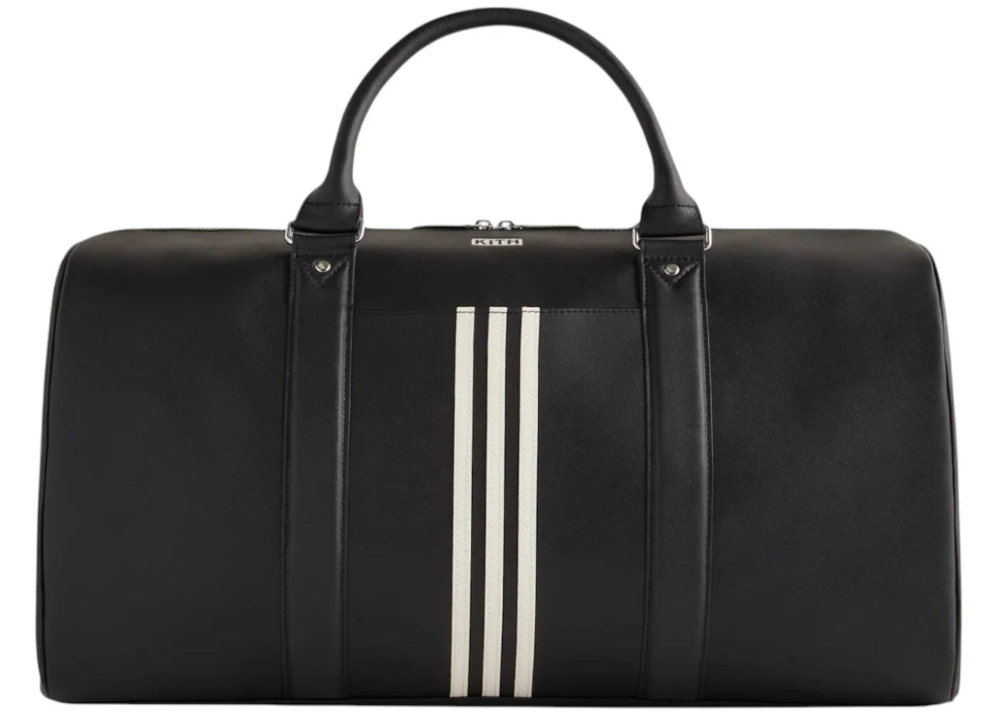 Kith X Adidas Football Leather Duffle Bag Black