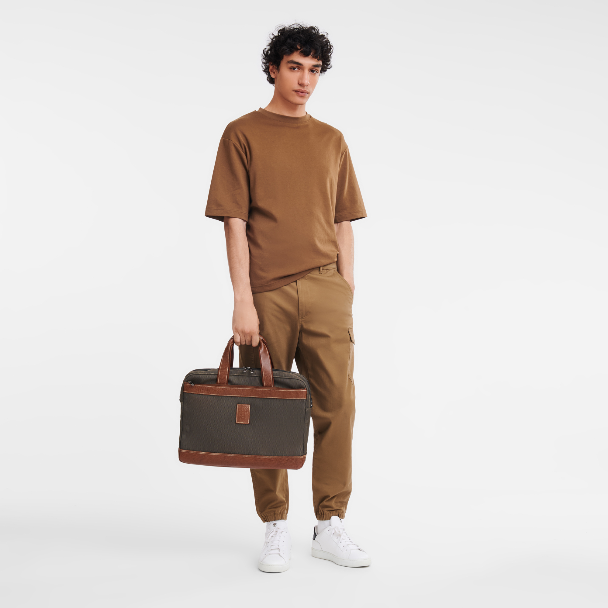 Longchamp Boxford L Briefcase Brown