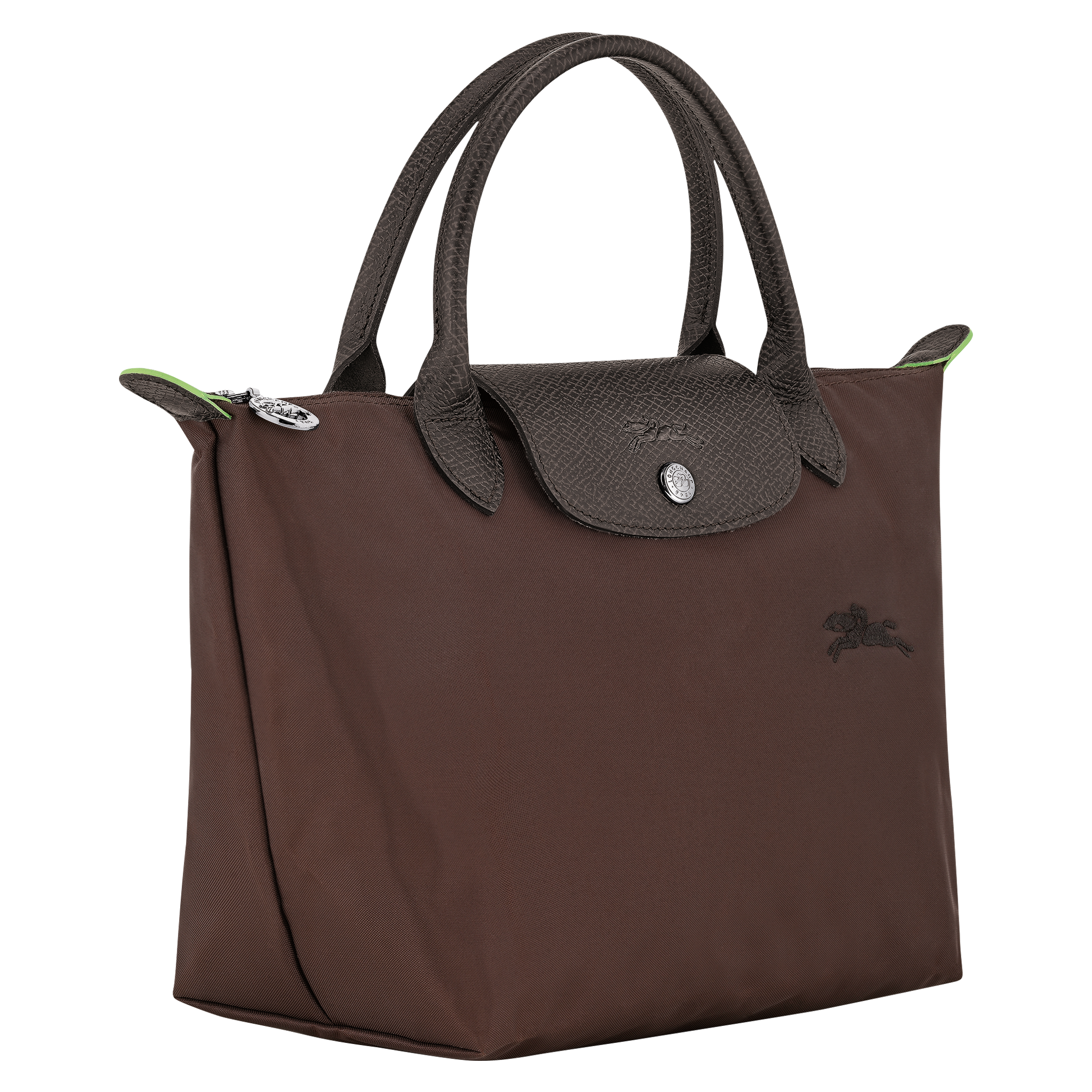Longchamp Le Pliage Green S Handbag Mocha