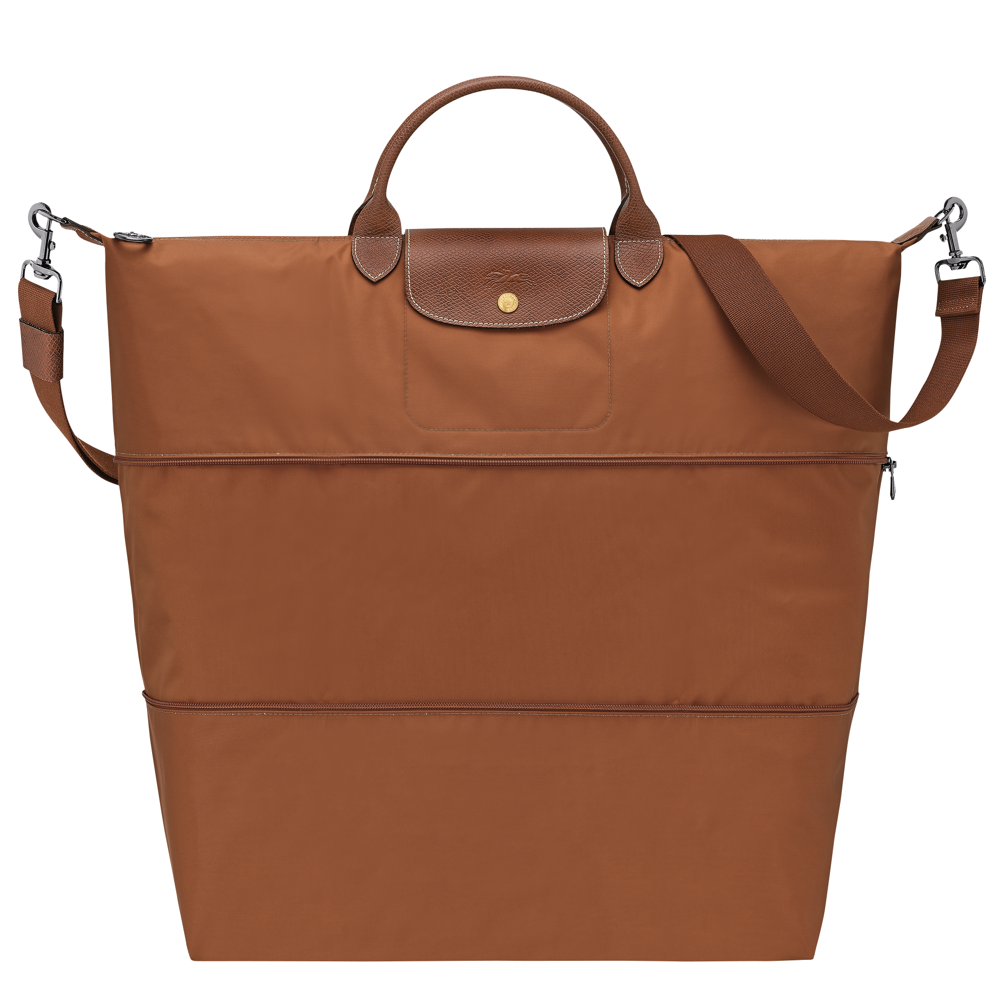 Longchamp Le Pliage Original Travel bag expandable Cognac