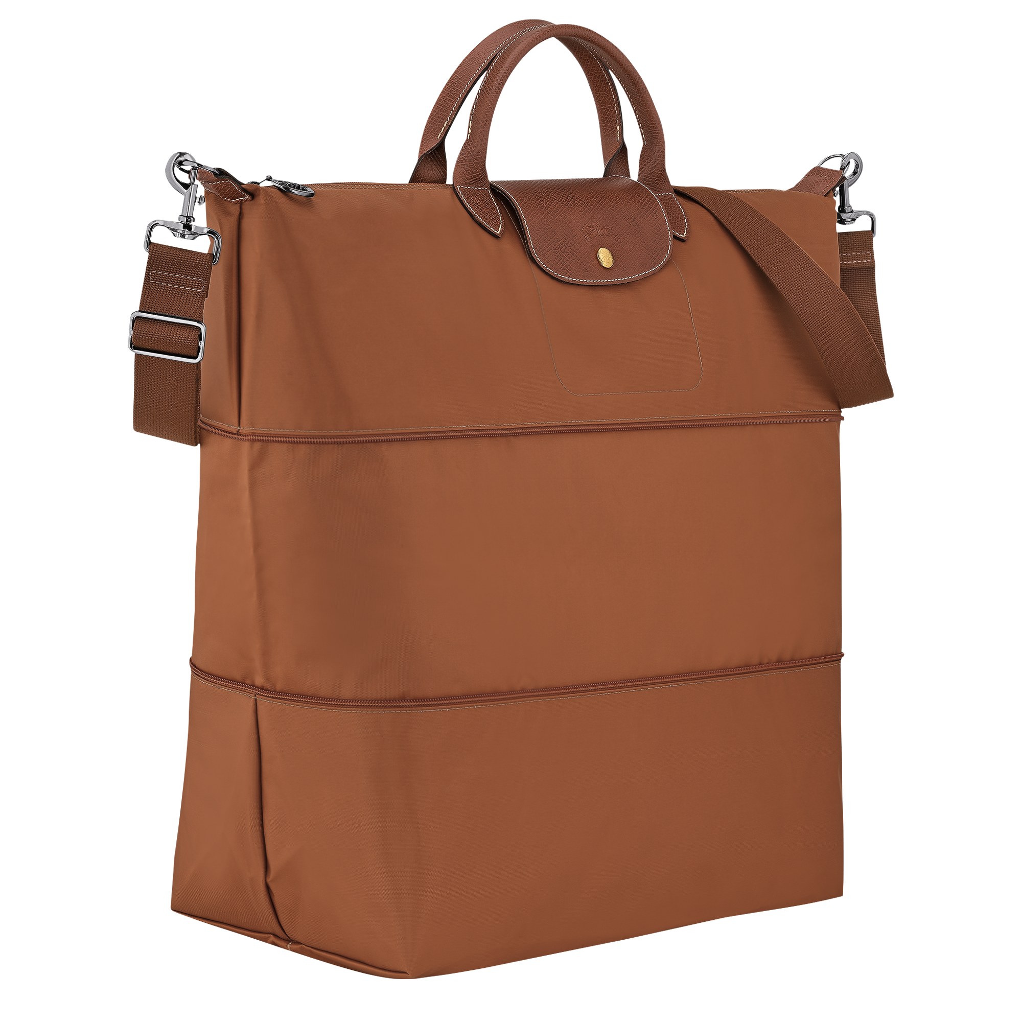 Longchamp Le Pliage Original Travel bag expandable Cognac