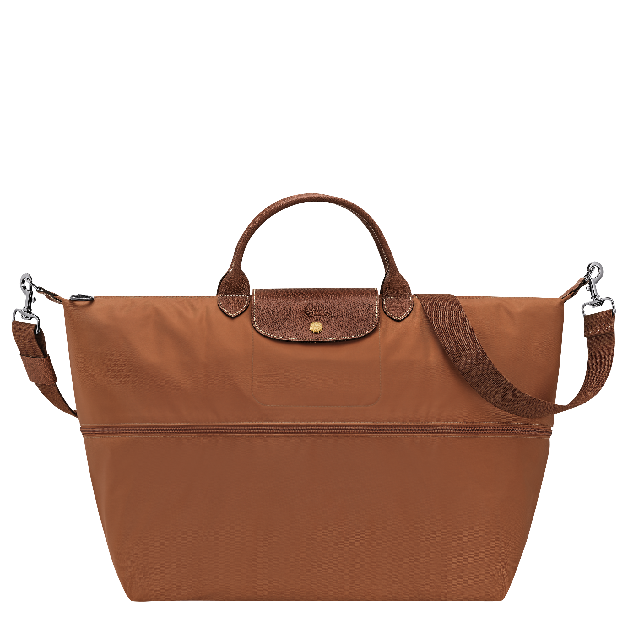 Longchamp Le Pliage Original Travel bag expandable Cognac