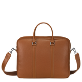 Longchamp Le Foulonné S Briefcase Caramel