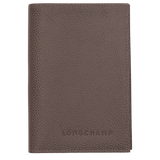Longchamp Le Foulonné Passport cover Taupe
