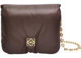 Loewe Puffer Goya Shoulder Bag Dark Chocolate