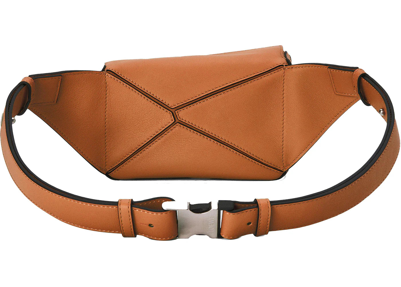 Loewe Puzzle Bum Bag In Classic Calfskin Mini Tan