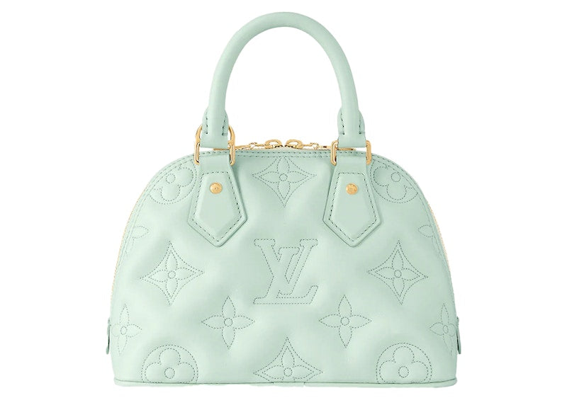 Louis Vuitton Alma Bb Quilted Water Green
