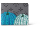 Louis Vuitton Lv X Yk Slender Wallet Pumpkin Print