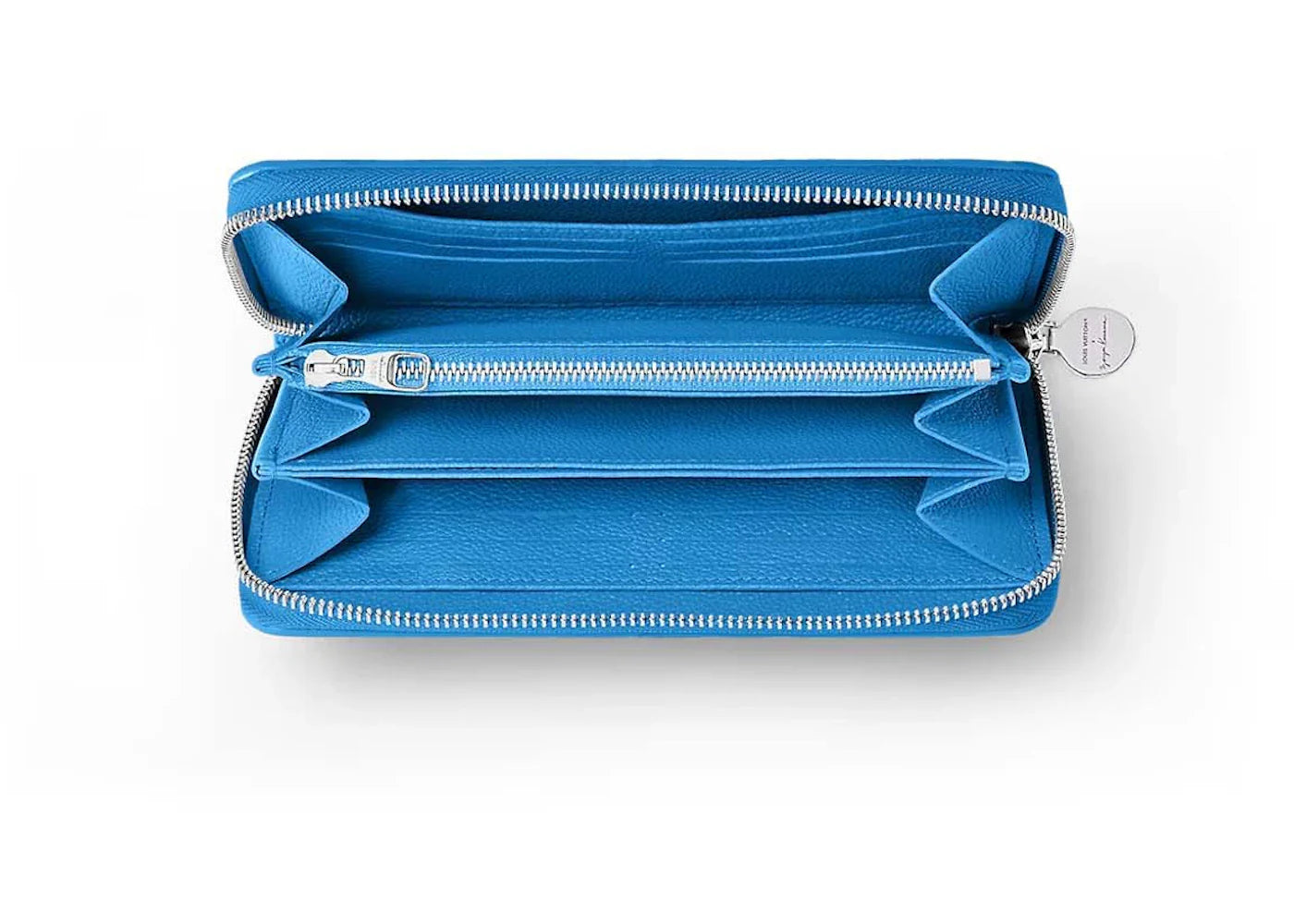 Louis Vuitton Lv X Yk Zippy Wallet Blue/White
