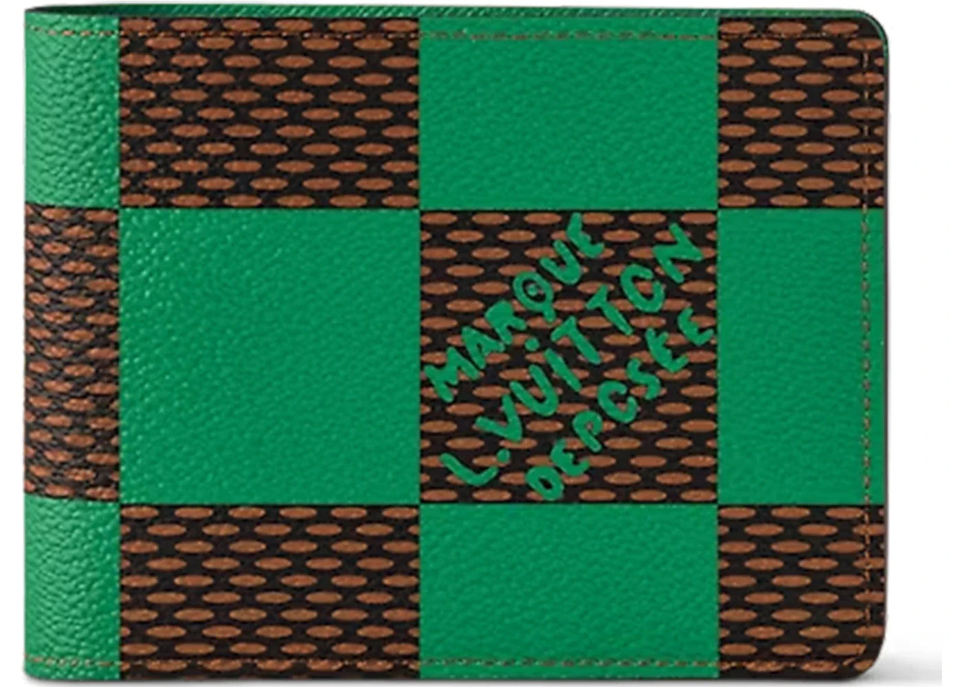 Louis Vuitton Multiple Wallet Damier Pop Green