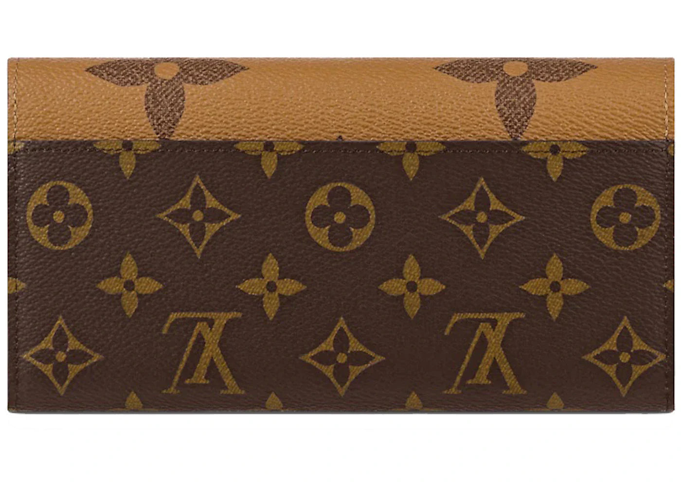 Louis Vuitton Sarah Wallet Monogram Reverse Brown