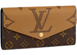 Louis Vuitton Sarah Wallet Monogram Reverse Brown