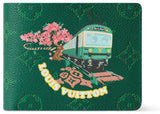 Louis Vuitton X Nigo Slender Wallet Green