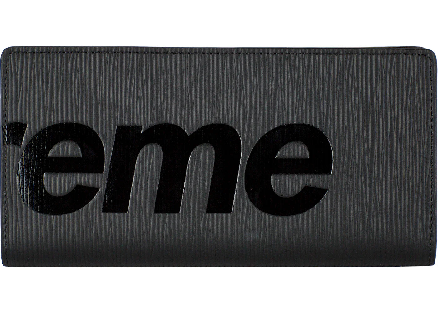 Louis Vuitton X Supreme Brazza Wallet Epi Black