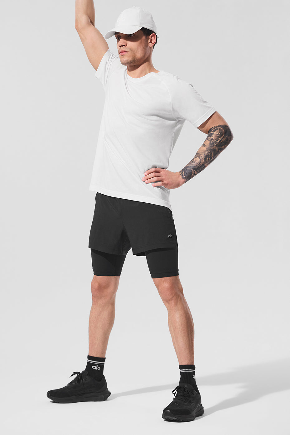Alo Yoga Triumph Raglan Tee - White