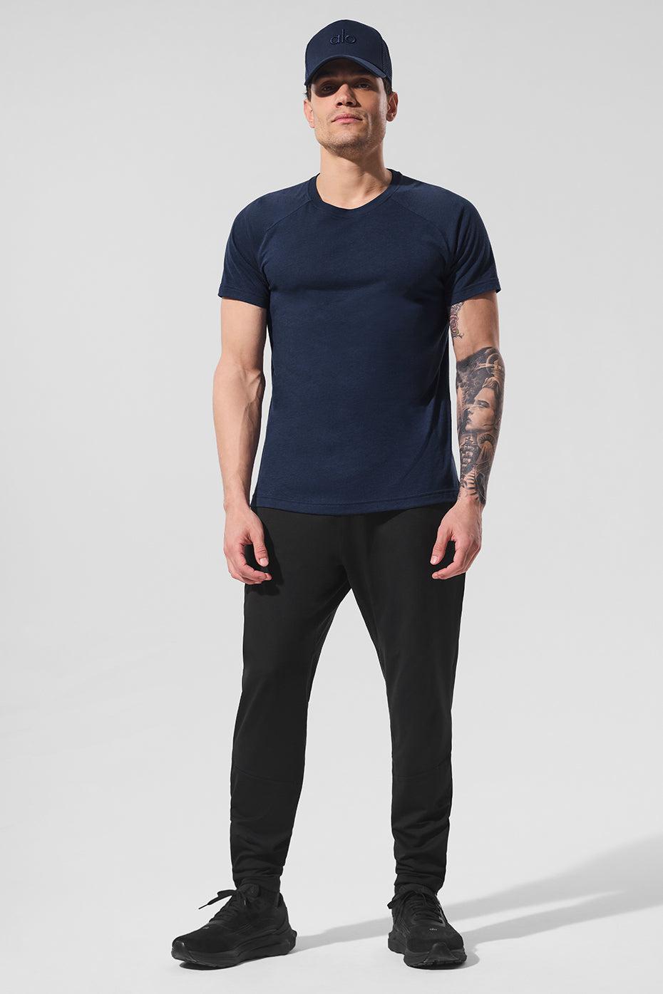 Alo Yoga Triumph Raglan Tee - Navy