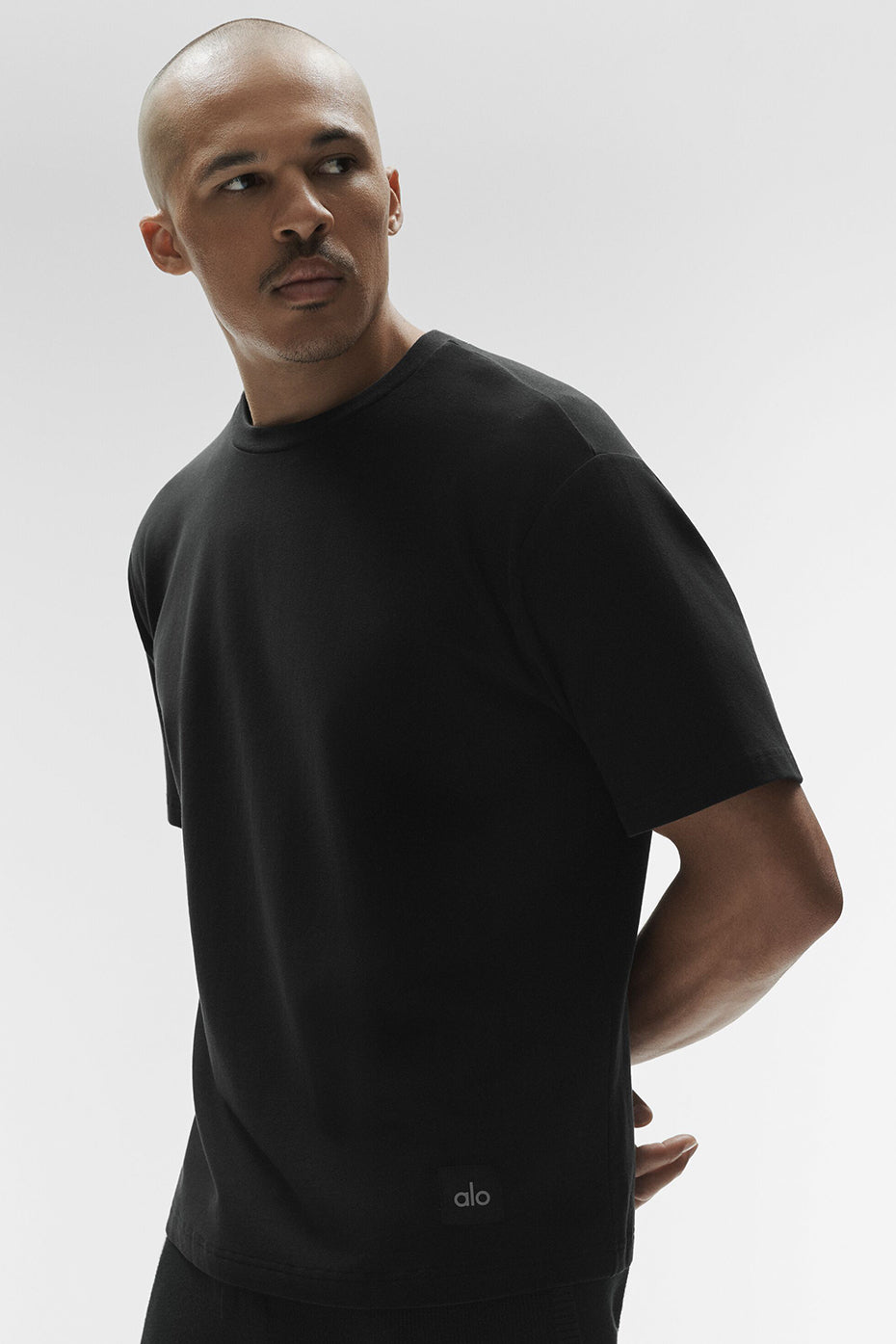 Alo Yoga Double Take Short Sleeve - Black