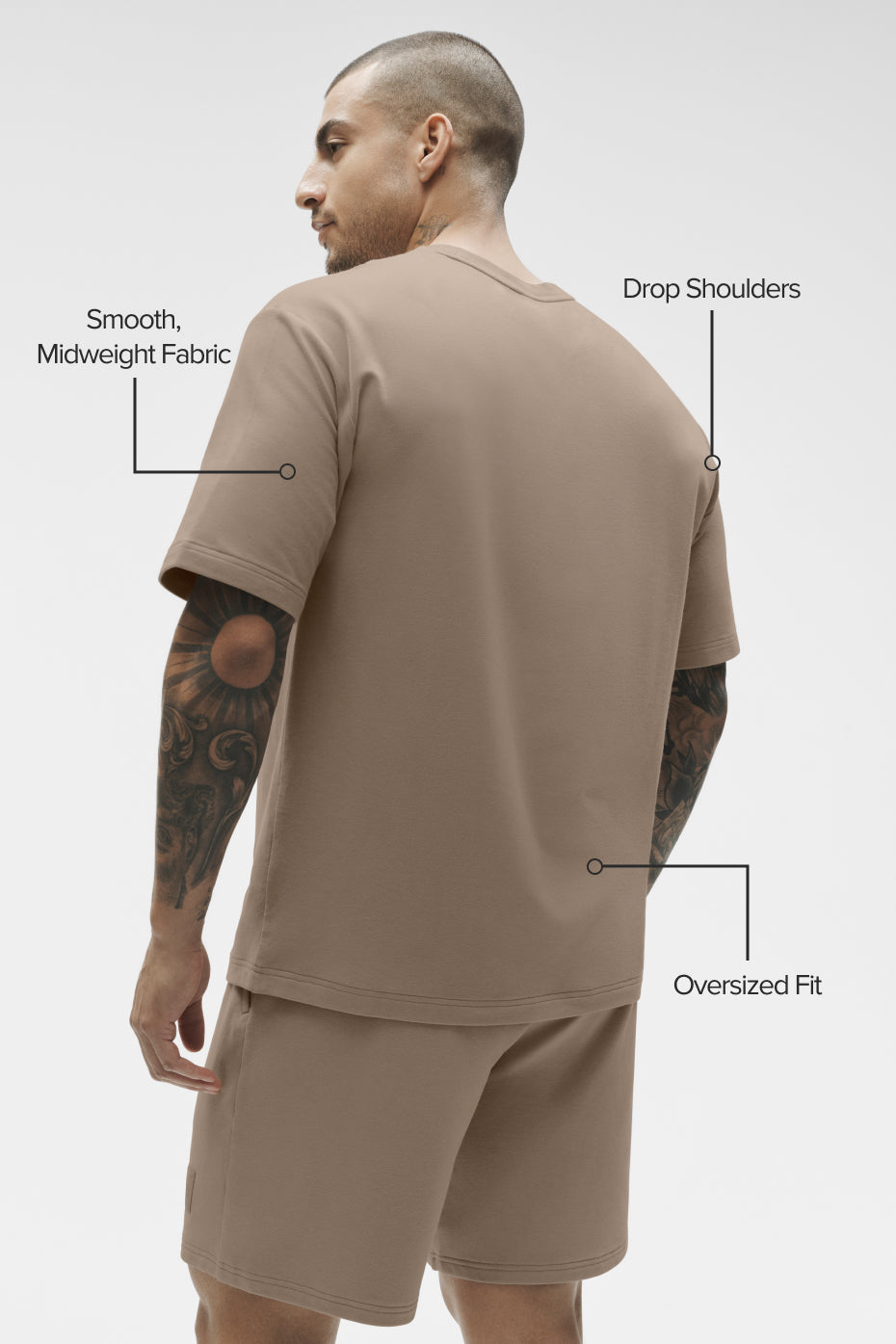 Alo Yoga Double Take Short Sleeve - Gravel