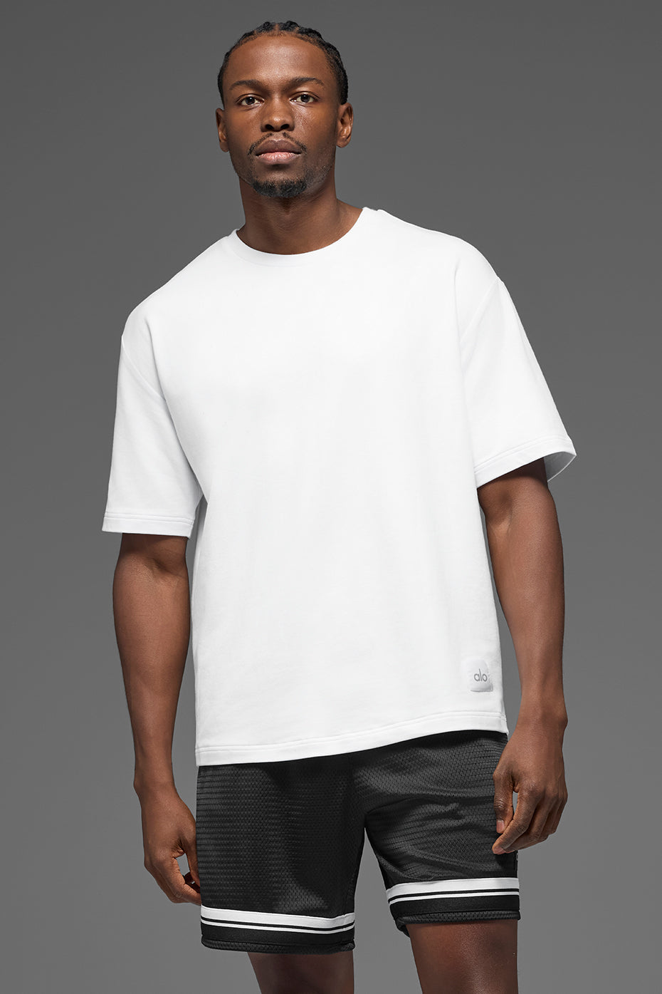 Alo Yoga Double Take Short Sleeve - White