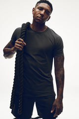 Alo Yoga ALO Vapor Crewneck Short Sleeve - Anthracite