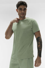 Alo Yoga ALO Vapor Crewneck Short Sleeve - Dune Grass