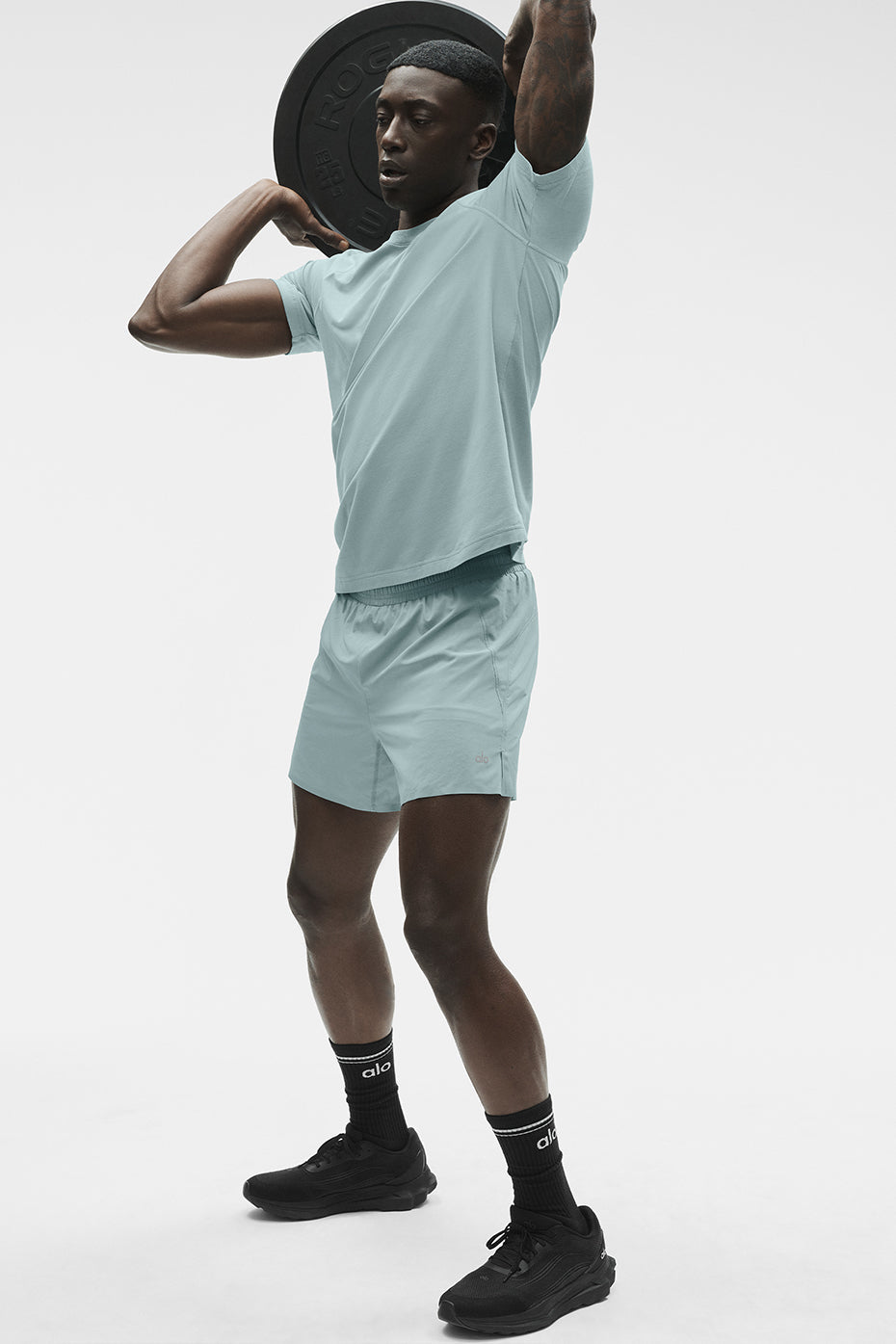 Alo Yoga ALO Vapor Crewneck Short Sleeve - Desert Sage