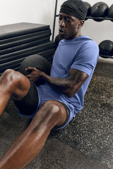 Alo Yoga ALO Vapor Crewneck Short Sleeve - Provence Blue