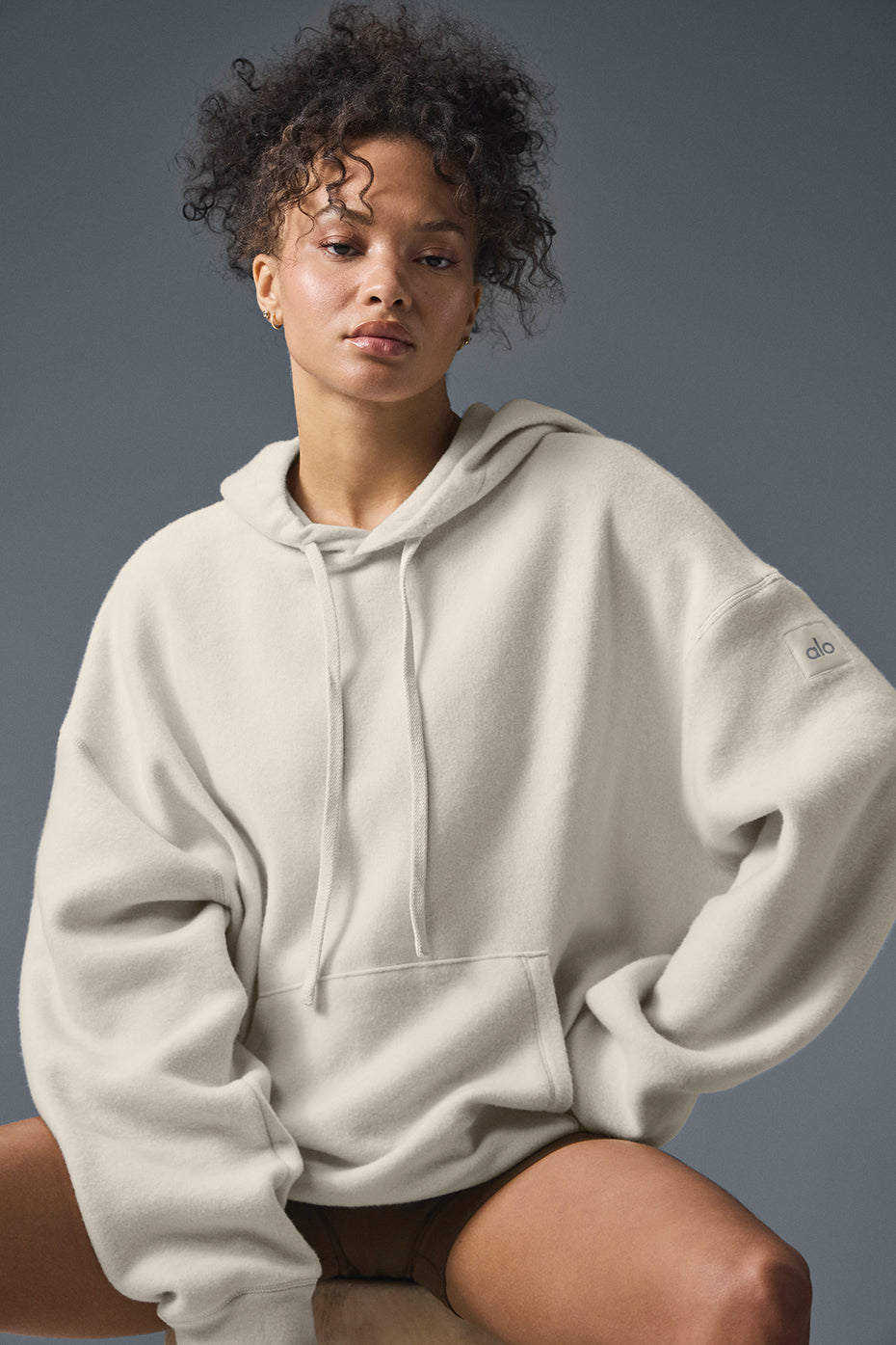 Alo Yoga Triumph Restore Hoodie - Bone