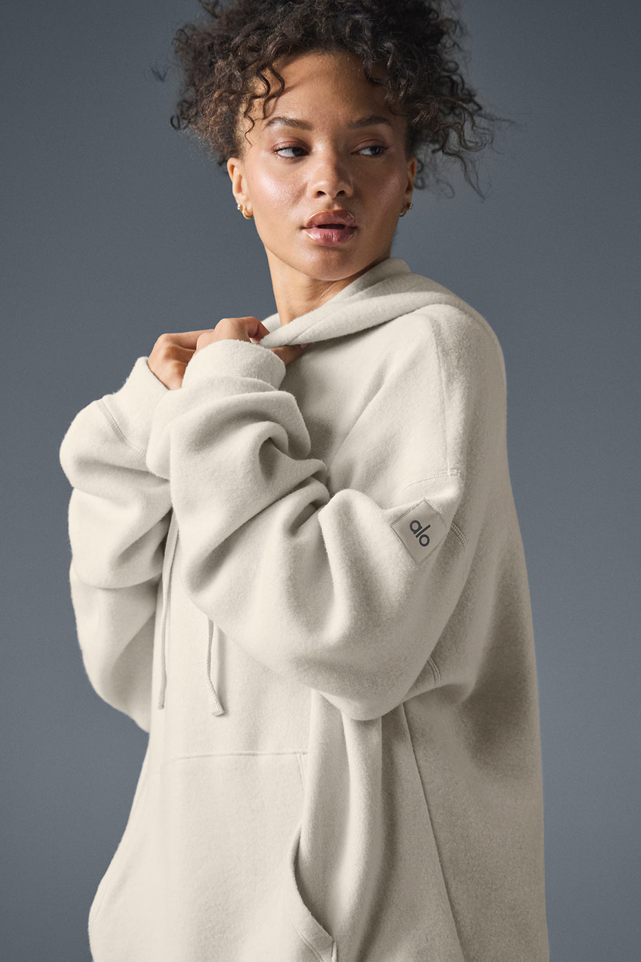 Alo Yoga Triumph Restore Hoodie - Bone