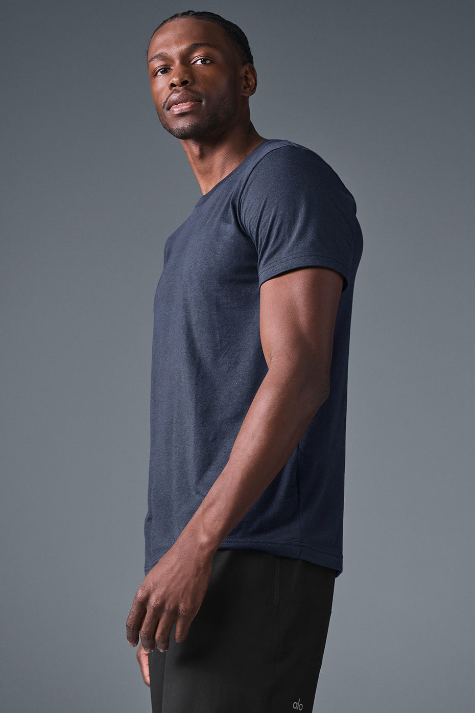 Alo Yoga Triumph Tee - Navy
