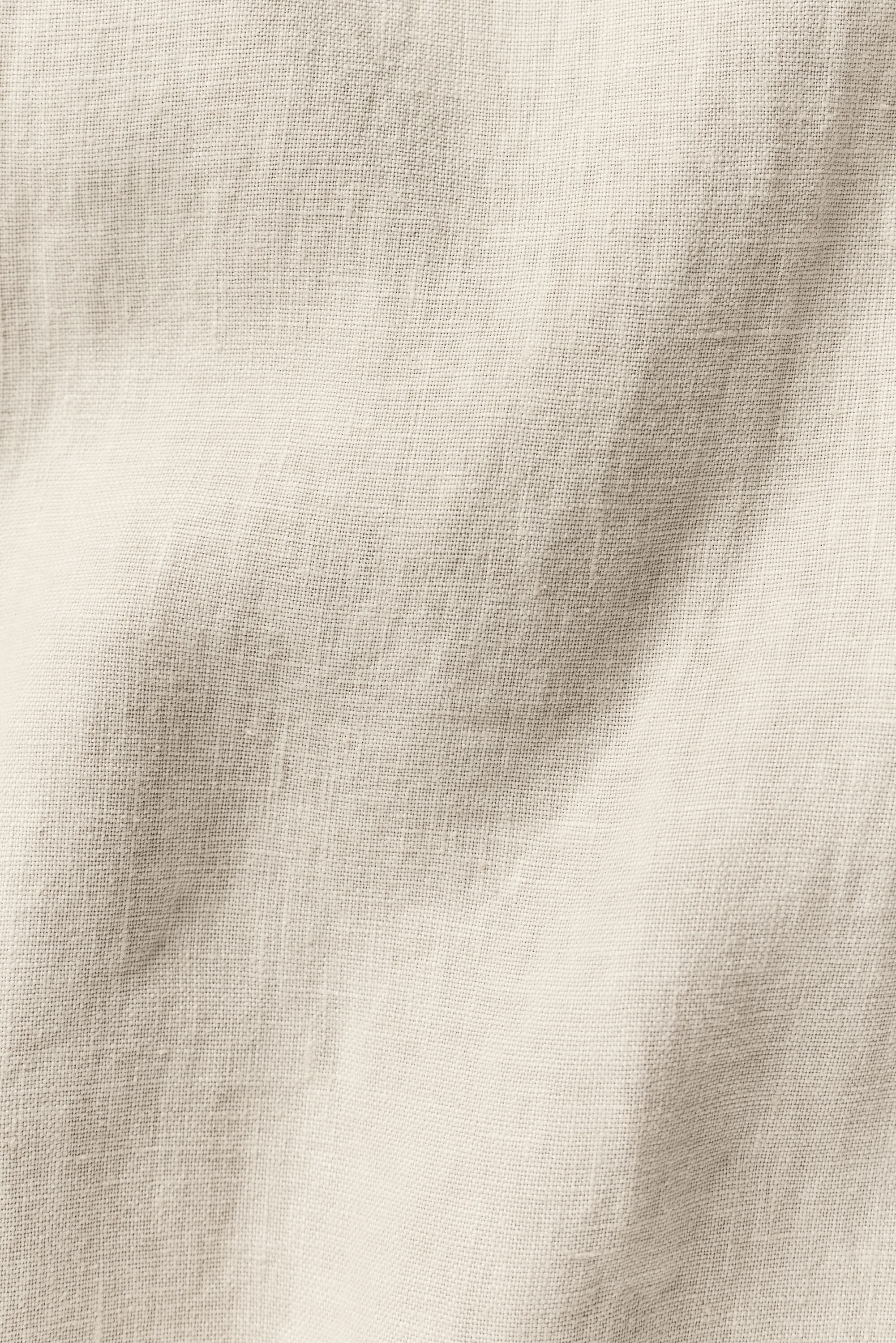 Alo Yoga Linen Days Short Sleeve Button Up - Bone