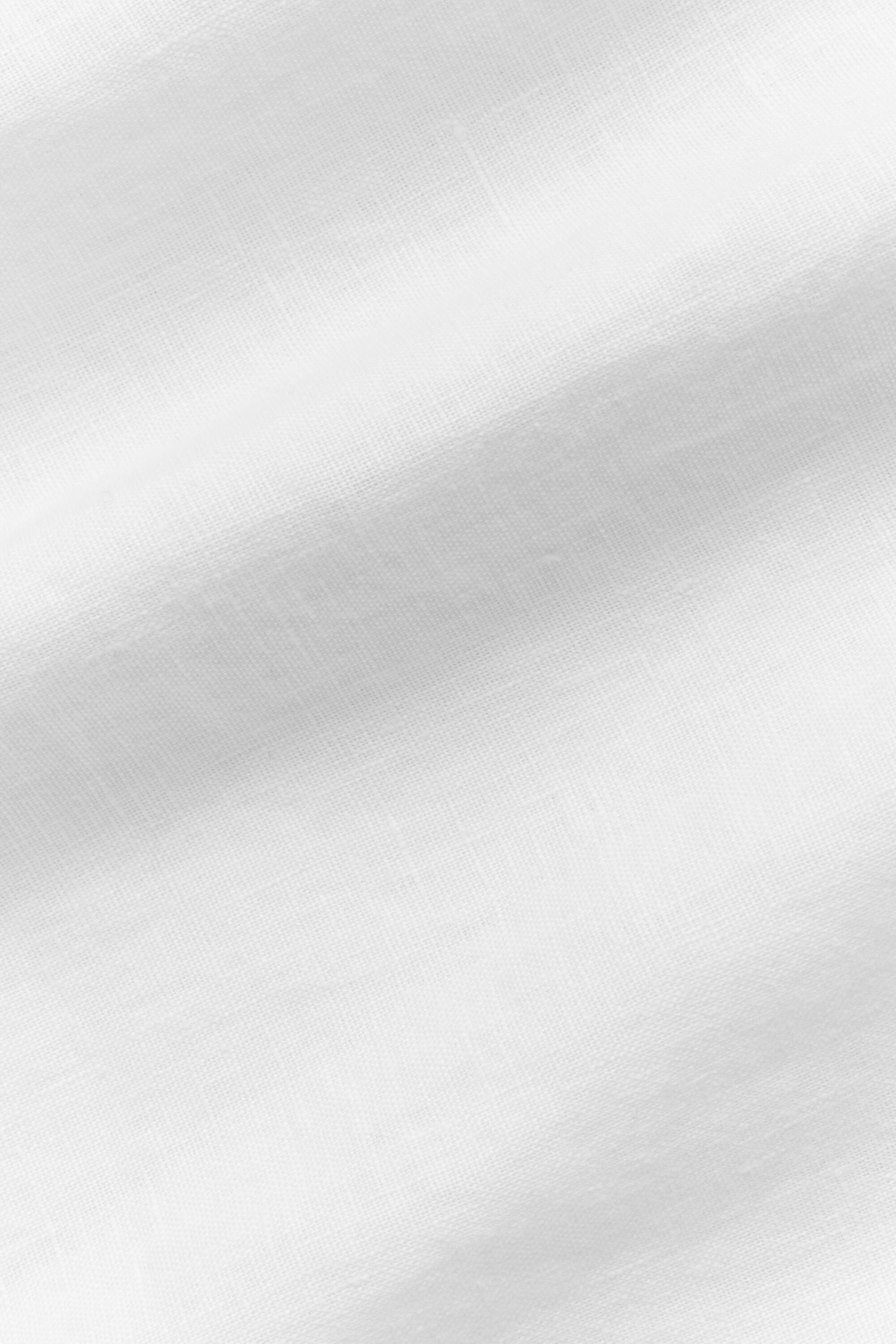 Alo Yoga Linen Days Short Sleeve Button Up - White