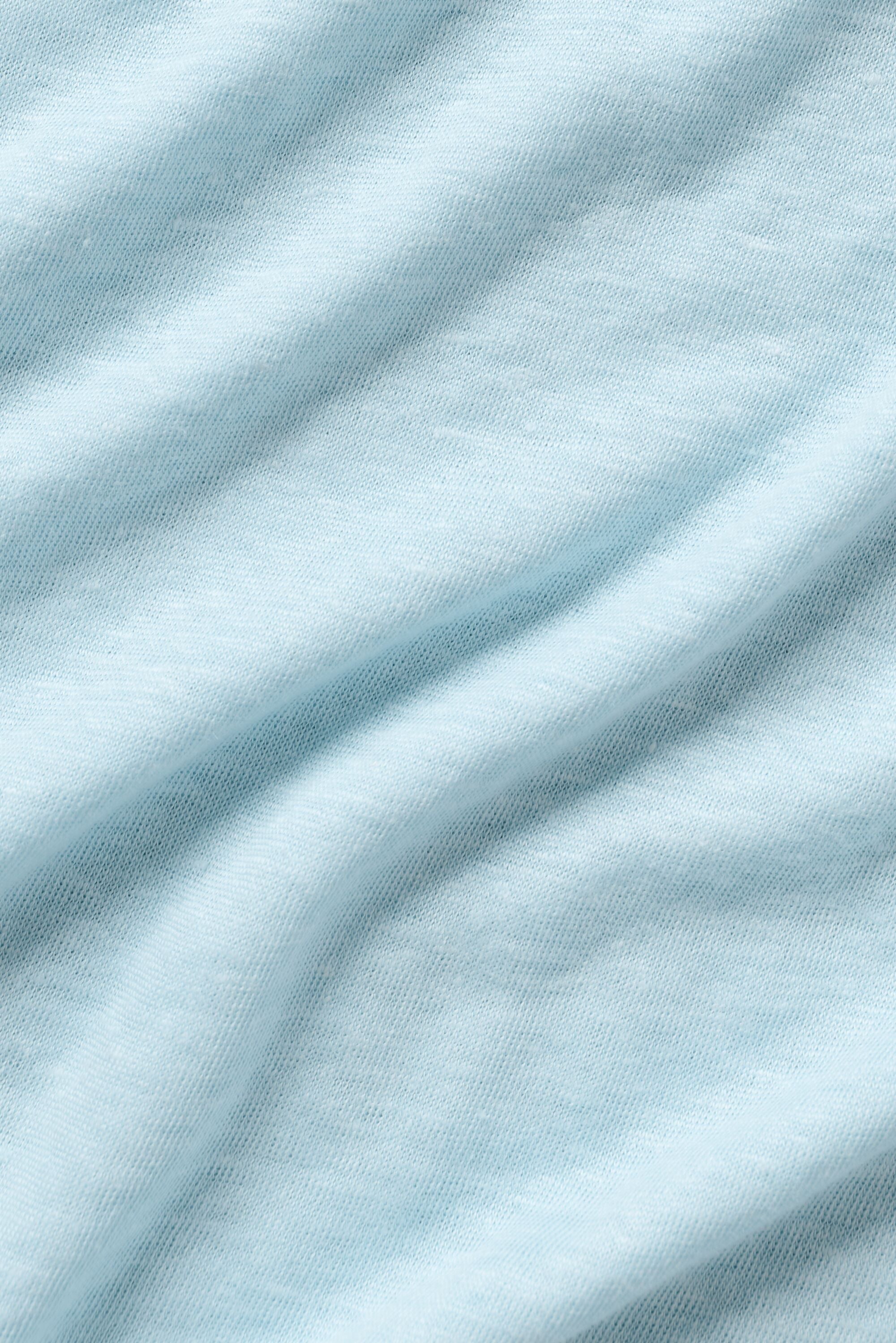 Alo Yoga Linen Jersey Coastal Short Sleeve Tee - Seaside Blue