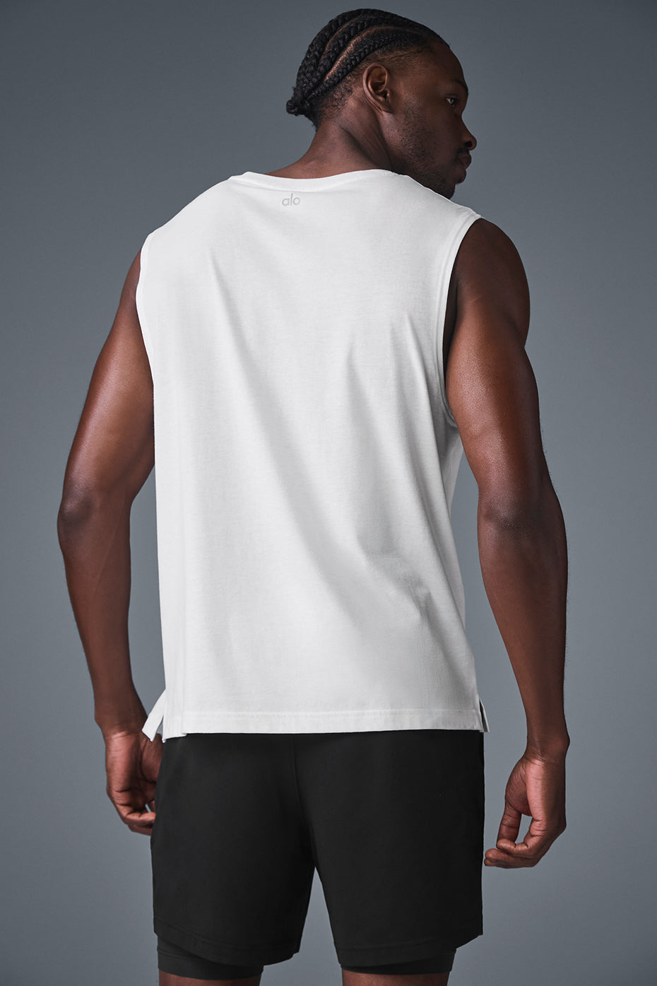 Alo Yoga The Triumph Muscle Tank - White