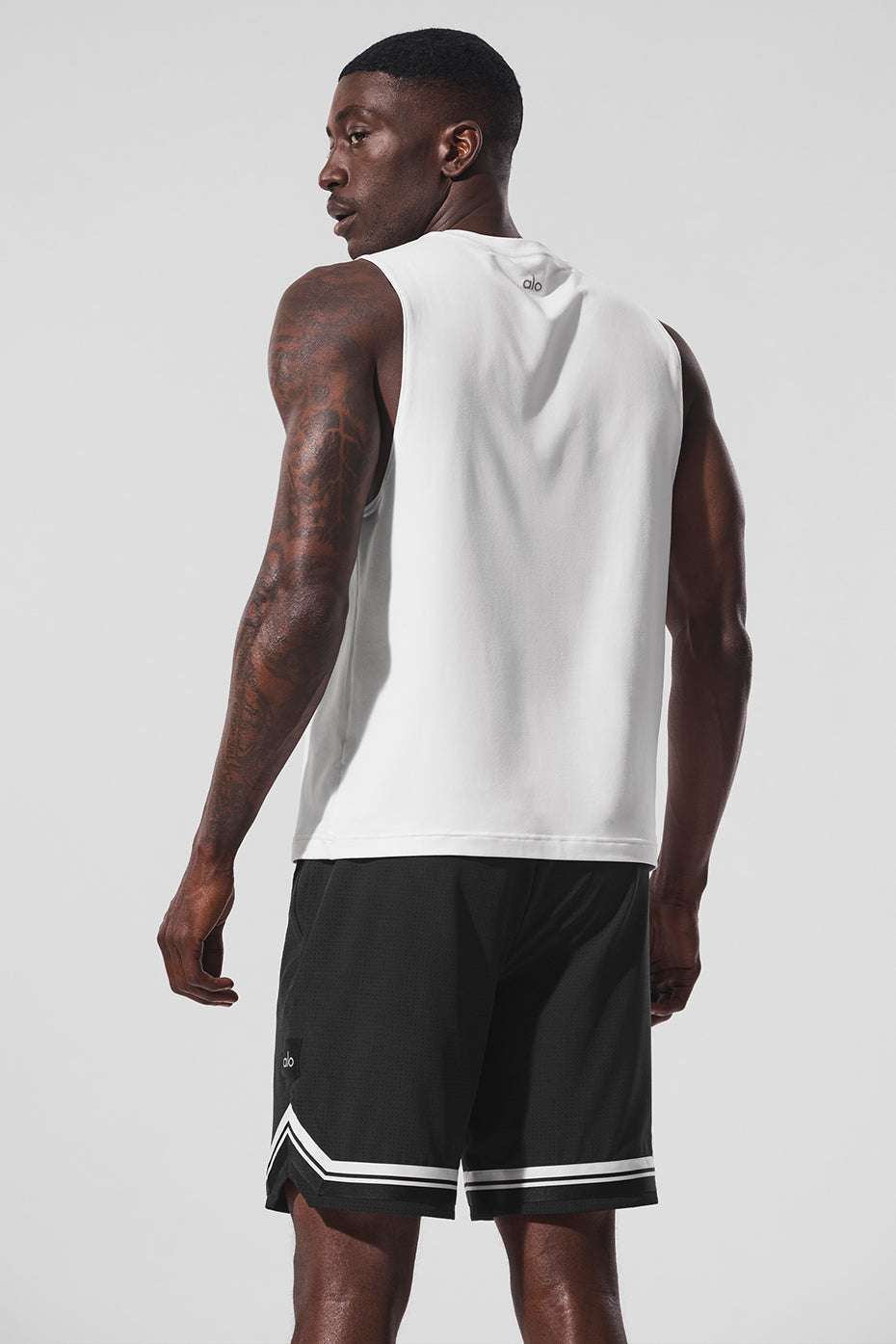 Alo Yoga Conquer Muscle Tank - White