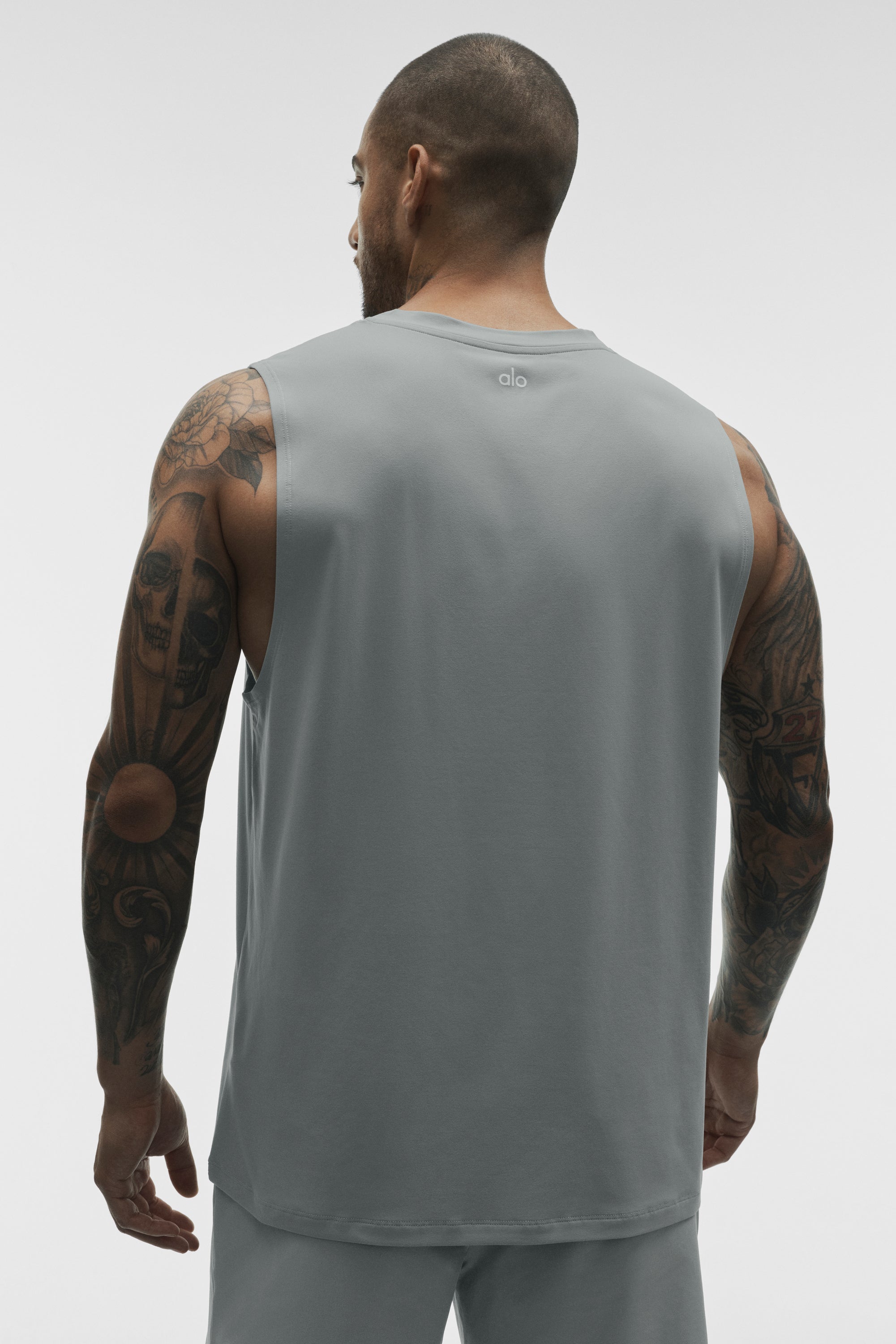 Alo Yoga Conquer Muscle Tank - Monument