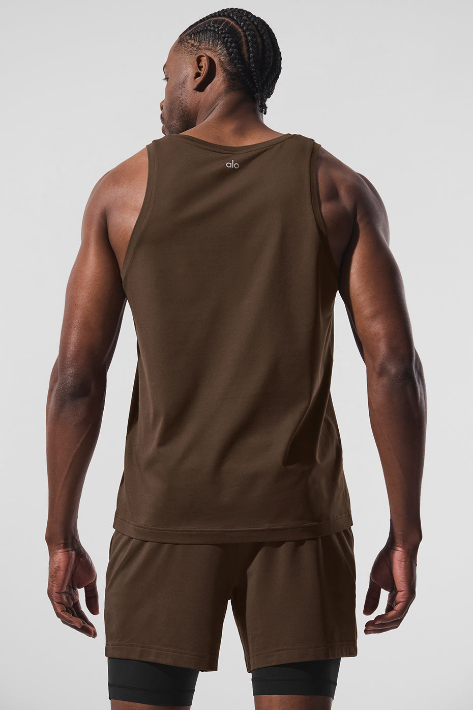 Alo Yoga Conquer Tank - Espresso